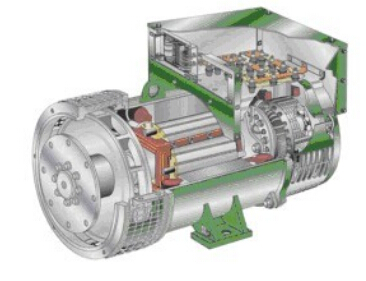 陇县发电机内部结构图